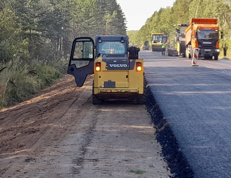 Работы по ремонту автодороги межмуниципального значения «Моршанск-Пичаево» выходят на финишную прямую
