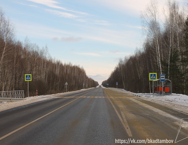 Глава региона Максим Егоров проверил качество капитального ремонта участка дороги Моршанск-Пичаево